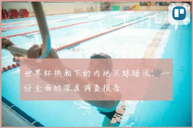 世界杯热潮下的内地买球暗流:一份全面的深度调查报告