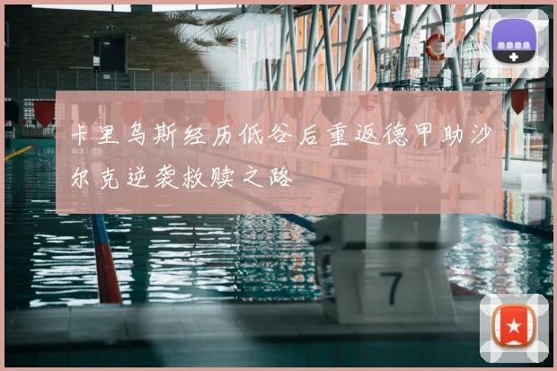 卡里乌斯经历低谷后重返德甲助沙尔克逆袭救赎之路
