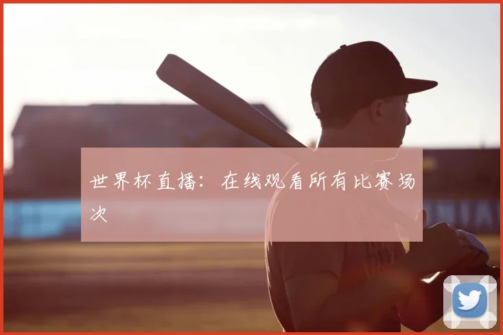 世界杯直播：在线观看所有比赛场次